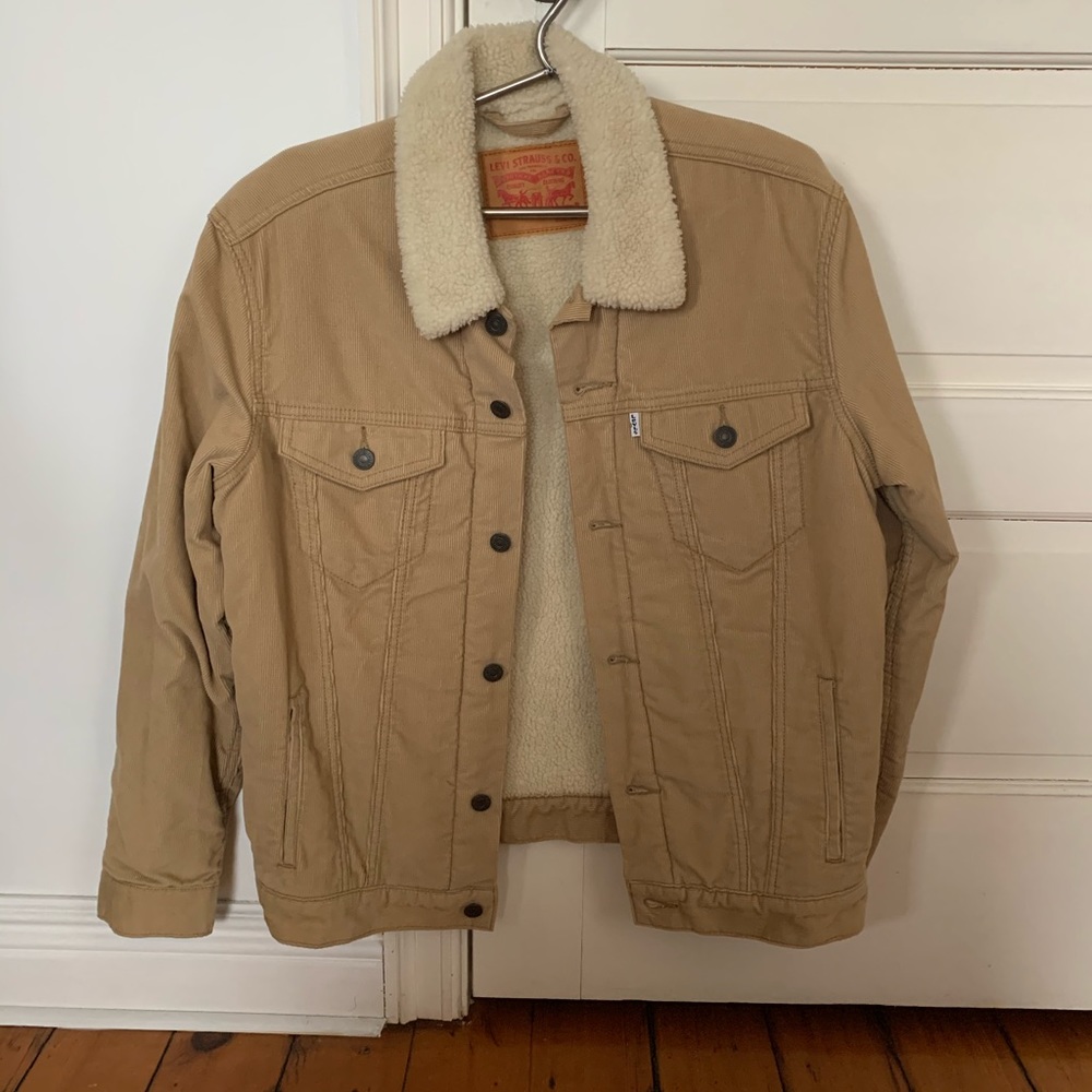 Levi’s Tan Corduroy Trucker Jacket